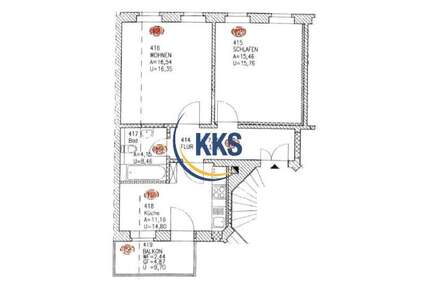 Wohnung zum Kaufen in Leipzig 174.000,00 € 59 m²