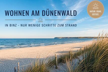 Wohnen am Dünenwald in Binz – helle Maisonette mit Terrasse & Bal