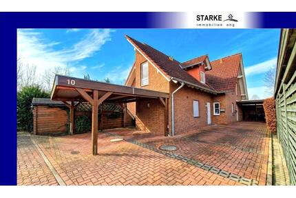 Kleine Doppelhaushälfte in Löhne mit Terrasse und Carport