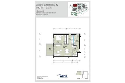 Neubau Erstbezug - Moderne 2 ZKB-Wohnung mit Balkon in beliebter - Kaiserslautern Bahnheim