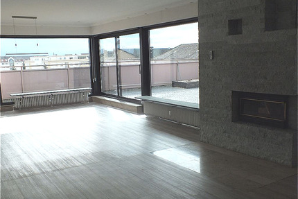 Penthouse mitten in Nauheim mit ca. 135m² Wohnfläche und 185m² Terrasse und Garage