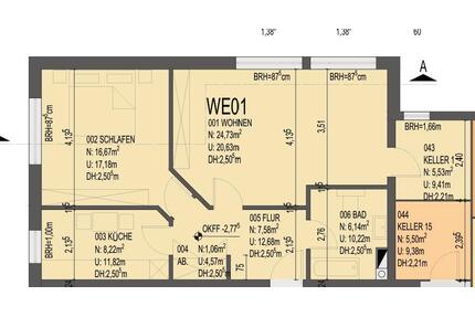 2-Zimmer-Souterrain-Wohnung - Erstbezug nach Sanierung - Ribnitz-Damgarten