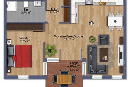 Hochwertige 2-Zimmer-Neubau-Mietwohnung in Penzberg