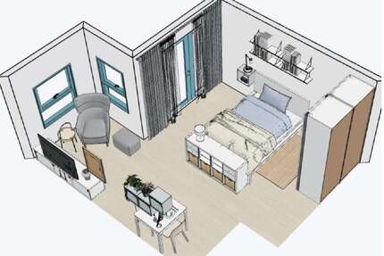 Wohnung zum Kaufen in Großbeeren 134.500,00 € 35.22 m²