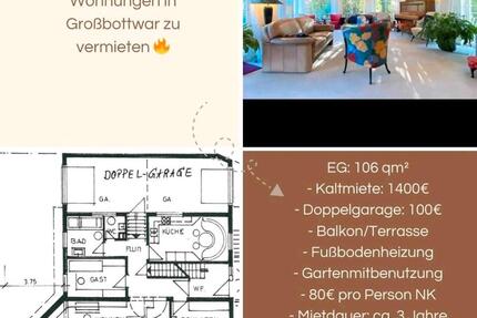 Wunderschöne Wohnung mit FBH und Doppelgarage - Steinheim an der Murr