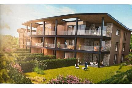 Seeblick – Erstbezug - 4-Zimmer Wohnung hochwertiger Neubau im 1 OG mit großer Terrasse in Steinberg am See zu vermieten!