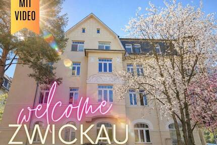 ++ frisch renovierte 3-Raum Wohnung - Balkon & Küche (auf Wunsch) - herrschaftlicher Altbau ++ - Zwickau Pölbitz