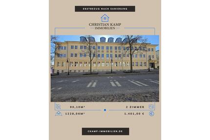 2-Zimmer-Wohnung mit Aufzug im Denkmal – Erstbezug nach Sanierung - Bad Freienwalde (Oder)