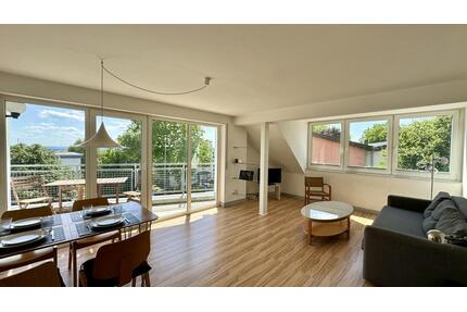 *Vollmöbliert*All-Inclusive* 2 Zimmer Maisonette mit Fernblick - Wiesbaden Mainz-Amöneburg