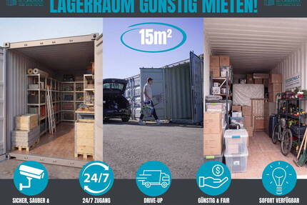 15?m² Self-Storage Lagercontainer in Berlin mieten - Günstig, Trocken und Sicher!