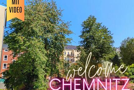 ++ großer Balkon mit Ausblick ins Grüne! - wunderschöne 3-Raum Wohnung mit Tageslichtbad ++ - Chemnitz Hilbersdorf