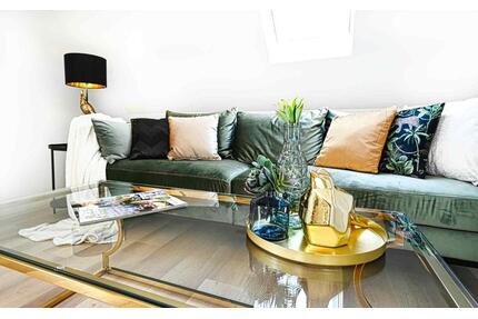 Ruhig, modern & Vollmöbliert: 90 m² Dachwohnung mit Balkon & Büro - Rühen