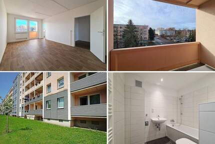 Helle Balkonwohnung mit modernem Wannenbad & Ausblick, Stellplatz mgl. - Freiberg