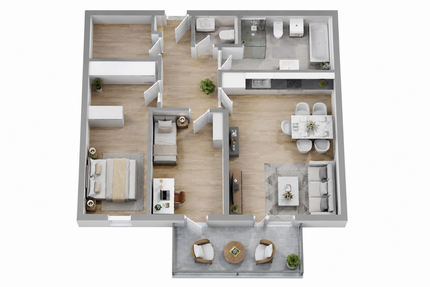 Wohnung zum Kaufen in Scheyern 479.500,00 € 86.6 m²