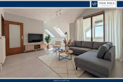 Schöne Dachgeschosswohnung mit sonnigem Wintergarten & Duplex-Stellplatz - Weinheim / Lützelsachsen