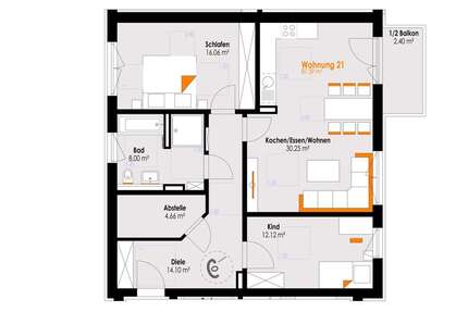Wohnung zum Kaufen in Füssen 535.000,00 € 87.59 m²