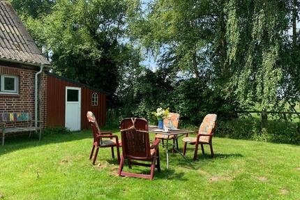 Ferienhaus Elbe Alleinlage 5 Personen 3 Hunde ok Garten Kaminofen - Borsfleth