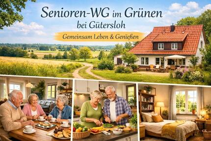 Senioren-WG im Grünen - 700,00&nbsp;EUR Kaltmiete, ca.&nbsp; 150,00&nbsp;m&sup2; in Gütersloh (PLZ: 33334) Isselhorst