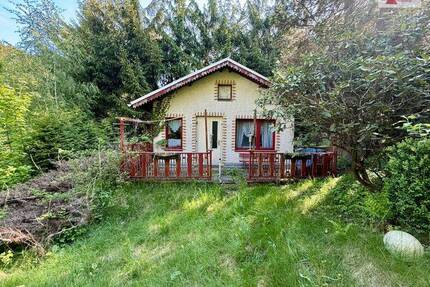 Ferienhaus im Erzgebirge - Bungalow auf Eigentumsgrundstück in idyllischer Waldrandlage von Pockau