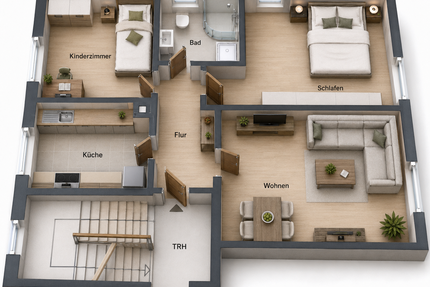 Wohnung zum Kaufen in Stuttgart 209.000,00 € 48 m²