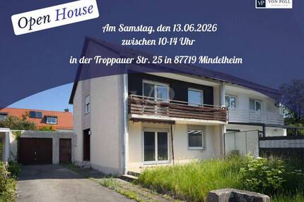 OPEN HOUSE am 13.06.26 Sanierungsbedürftige DHH in familiärer Lage - Mindelheim