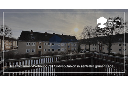 Helle 3-Zimmer-Wohnung mit Südost-Balkon - Wolfsburg Hohenstein