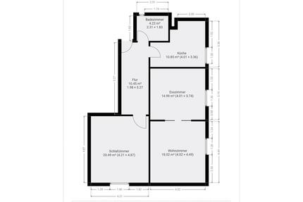 Hochwertige 3-Zimmer Wohnung (79qm) im Herzen von Bad Nenndorf