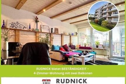 RUDNICK bietet BESTÄNDIGKEIT - 4-Zimmer-Wohnung mit zwei Balkonen - Wunstorf