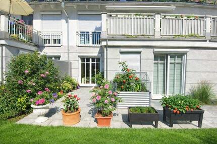 3-Zimmer-Gartenwohnung | Südterrasse | Energie A | TG | Nähe OEZ - München Moosach