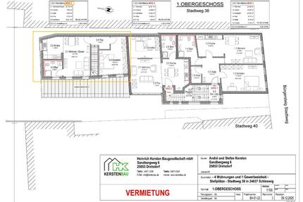 Gemütliche 2-Zimmer-WHG mit Stellplatz in Schleswig (Erstbezug )