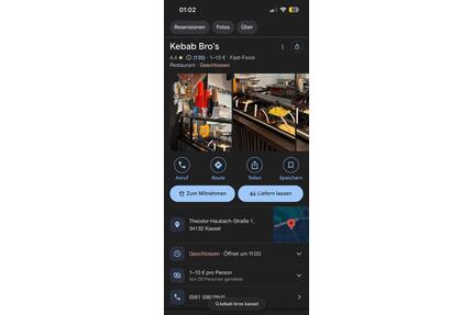Beliebter Dönerladen zum abgeben also übernehmen - Kassel Nordshausen