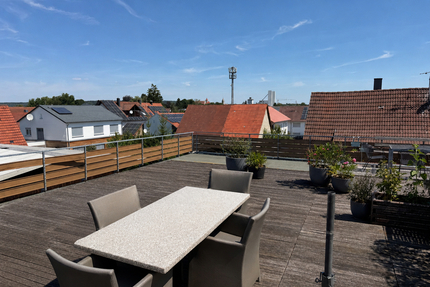 Wohnen mit Blick auf das Brenzer Schloss - Großzügige 4-Zimmer Wohnung mit Dachterrasse in Sontheim - Sontheim an der Brenz