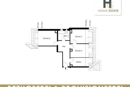 Wohnung zum Kaufen in Leipzig 275.000,00 € 65 m²