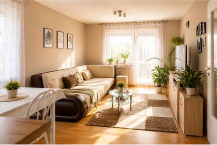 GLOBAL INVEST SINSHEIM | 3-Zimmer-Wohnung mit Südbalkon, Garage und Einbauküche in Oberderdingen