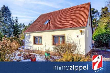 Wohnen am Waldrand in Hohenbucko: EFH, 3 Zi., 2 Bäder, Kü.,Terrasse, Nebengebäude, 2.460 m² Grdstck.