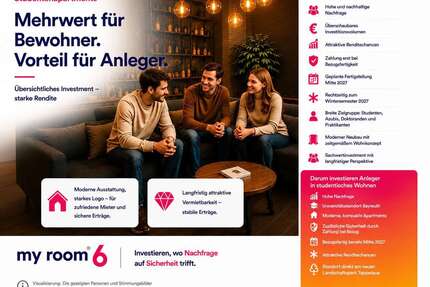 Wohnung zum Kaufen in Bayreuth 147.900,00 € 20.1 m²