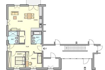 Wohnung zum Mieten in Weinböhla 1.080,00 € 90 m²