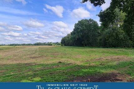 Ländliches Baugrundstück mit kl. Weide für Ihr Lieblingstier - Rastede Delfshausen