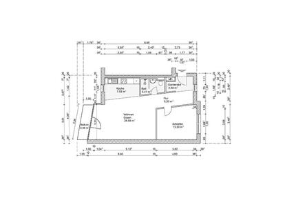 Zweizimmerwohnung, 61 m2, Ingolstadt- Süd