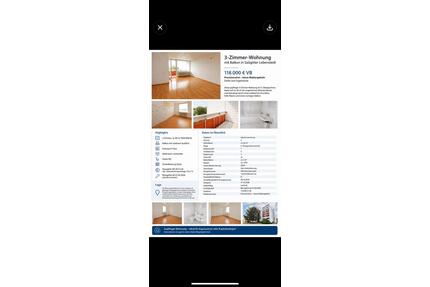 Komfortable 3 Zimmer Wohnung mit Balkon - Salzgitter