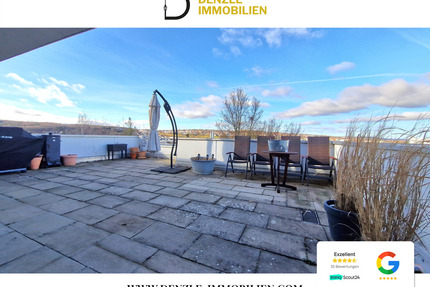 Helle Penthouse-Wohnung mit Aufzug, großer Terrasse & TG-Stellplatz - Filderstadt