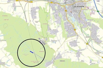Waldwegeflächen - Hildesheimer Wald