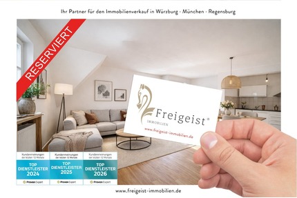 +reserviert+ Renovierte 2,5-Zimmer-Wohnung mit Balkon, zentral und ruhig - Haßfurt