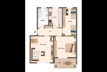 4 Zimmer Wohnung Provisionfrei - 329.000,00&nbsp;EUR Kaufpreis, ca.&nbsp; 70,00&nbsp;m&sup2; in Ostfildern (PLZ: 73760)