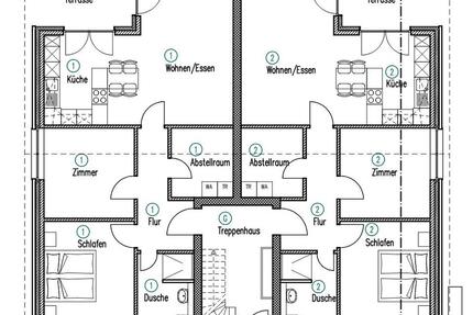 Erstbezug: 2 & 4 Raumwohnungen mit Terasse in Rusbend - Bückeburg