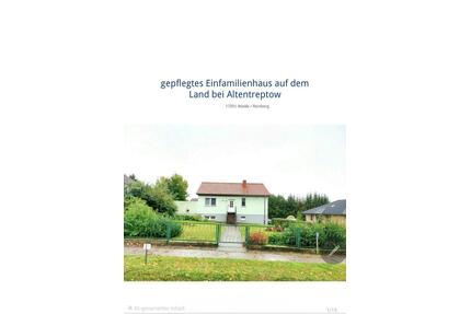 Freistehendes Einfamilienhaus zu verkaufen - Rosenow