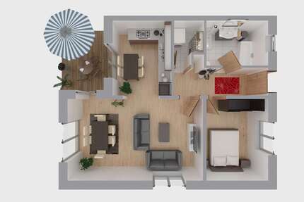 Wohnung zum Mieten in Hamburg 1.330,00 € 68.84 m²