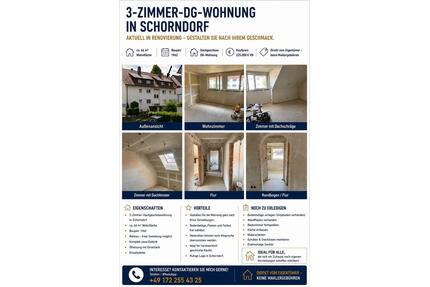 3 Zimmer DG Wohnung in Schorndorf