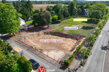 Letzter verfügbarer Bauplatz! Ca. 1.007 m² großes Eckgrundstück im Villenviertel Alt-Meererbusch! - Meerbusch / Büderich