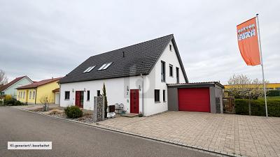 PLATZ FÜR DIE GANZE FAMILIE - 675.000,00&nbsp;EUR Kaufpreis, ca.&nbsp; 211,00&nbsp;m&sup2;&nbsp;Wohnfl&auml;che in Burgheim (PLZ: 86666)